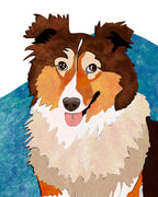 Hand-Drawn Pet Portrait Print & Digital File | Custom Dog or Cat Illustration | Personalized Pet Art Gift | AI-Free Fine Art