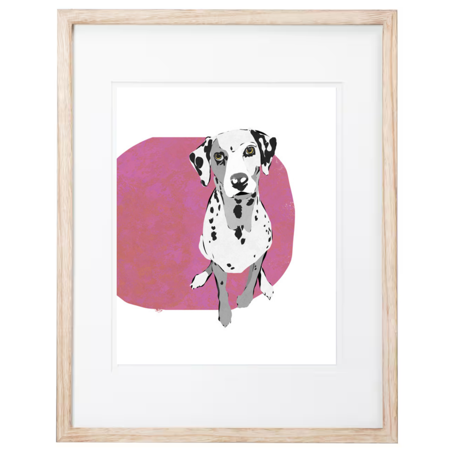Hand-Drawn Pet Portrait Print & Digital File | Custom Dog or Cat Illustration | Personalized Pet Art Gift | AI-Free Fine Art
