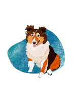 Hand-Drawn Pet Portrait Print & Digital File | Custom Dog or Cat Illustration | Personalized Pet Art Gift | AI-Free Fine Art