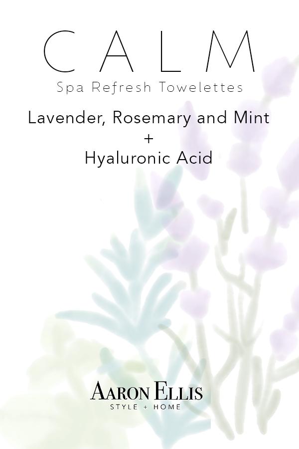 Calm Towelettes | Essential Oil Wipes | Relaxing Aromatherapy | 5-Pack