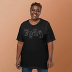 Spine is Flexible Unisex T-Shirt | Pilates Graphic Tee | Bella+Canvas | Black, Turquoise, Mauve